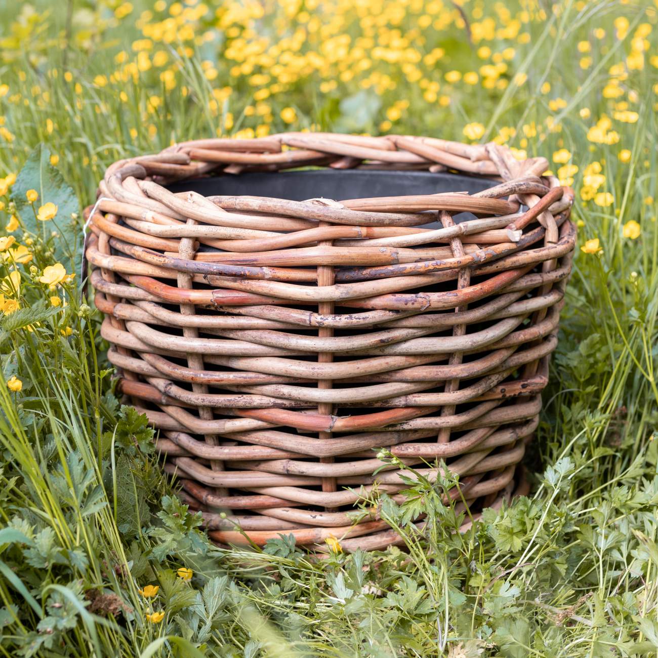 Rieten plantenbakken webshop - Mandenhuys