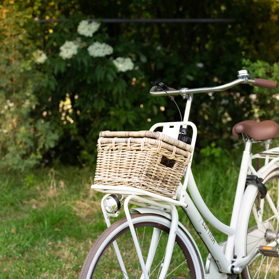 fiets pastel favoriete Fietsmand Marla Klein – Het Mandenhuys
