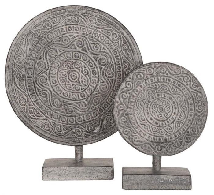 Must Living Ornament Op Voet, set of 2 – Het Mandenhuys